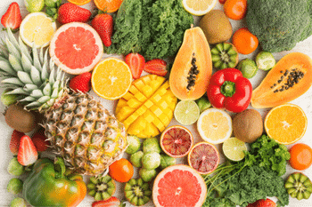 veel groenten en fruitsoorten bevatten vitamine C