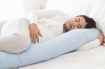 slaap positie voor zwangere mensen is het meest comfortabel op hun zij